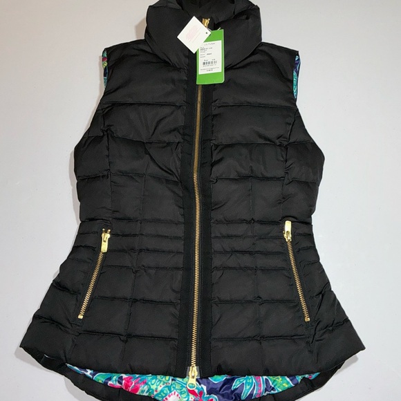Lilly Pulitzer NWT Syd Vest Black $198 Size XXS - Picture 13 of 13